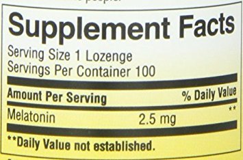 Nature's Way Melatonin Lozenge, 200 Lozenges