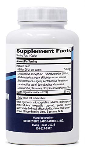 Progressive Laboratories Probiotic Broad Spectrum Supplement, 30 Capsules