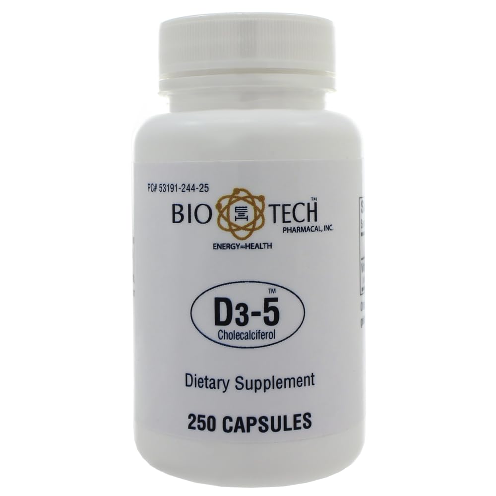 Bio-Tech Pharmacal D3-5 5000 Iu Capsules 250