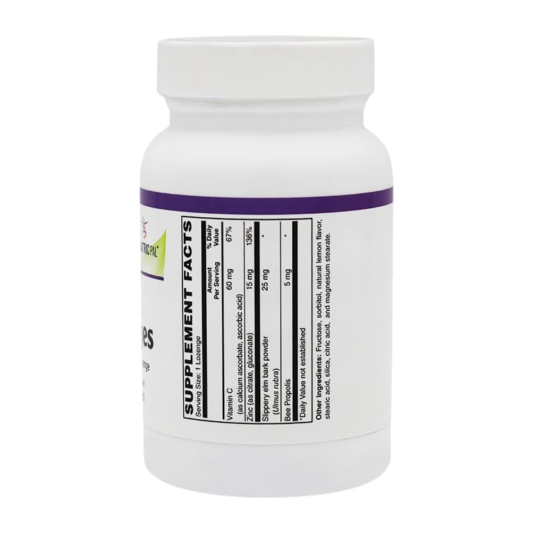 BariatricPal Zinc 15mg + Vitamin C Lozenges, 60 Count