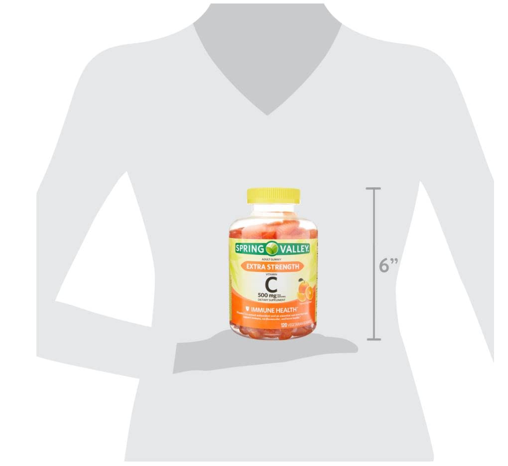 Adventure Home Spring Valley Extra Strength Vitamin C Gummy, 120 Count