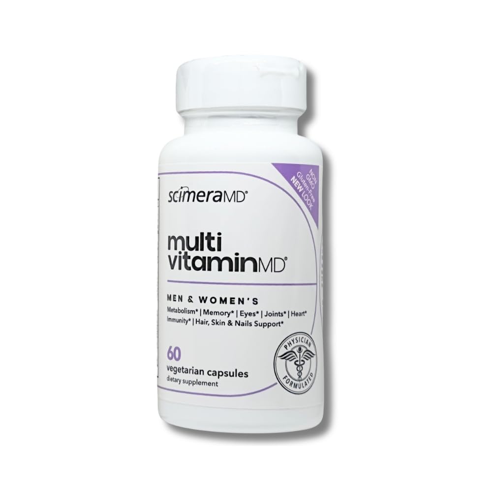 Scimera Bioscience ScimeraMD MultivitaminMD Full-Spectrum Multivitamin Supplement with Minerals, Antioxidants & Superfoods for Metabolism, Joint, Hair, Skin & Nail Support, 60 Capsules