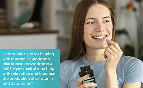 PURE ORIGINAL INGREDIENTS Myo-Inositol Capsule, 365 Count