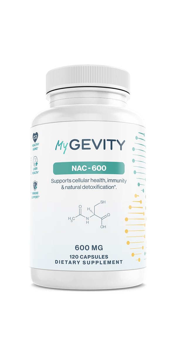 MyGevity N-Acetyl Cysteine 600mg, 120 Capsules