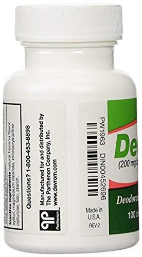 Parthenon (Devrom) DEVROM Chewable Tablets, 2 Tablets