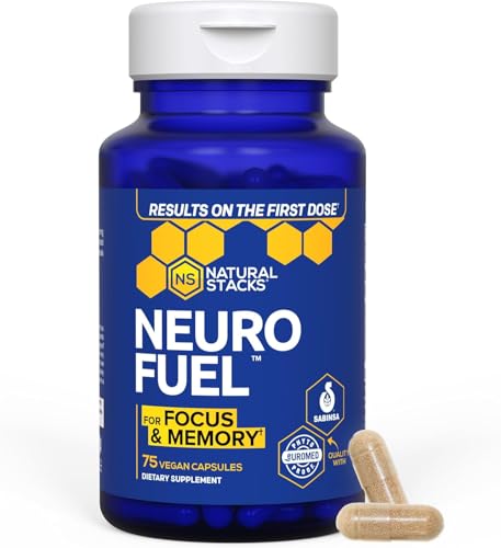 Natural Stacks MagTech Magnesium + NeuroFuel Nootropic Bundle, 165 Capsules