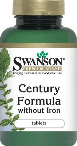 Swanson Century Formula Multivitamin Without Iron Tablet 130