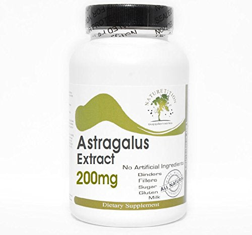 Naturetition Supplements Astragalus Extract 200mg Capsules, 1 Count
