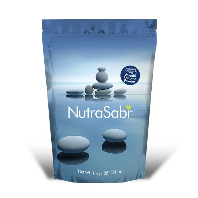 NutraSabi Nutraceutical-Grade Pure Wasabi Rhizome Powder, 36 oz