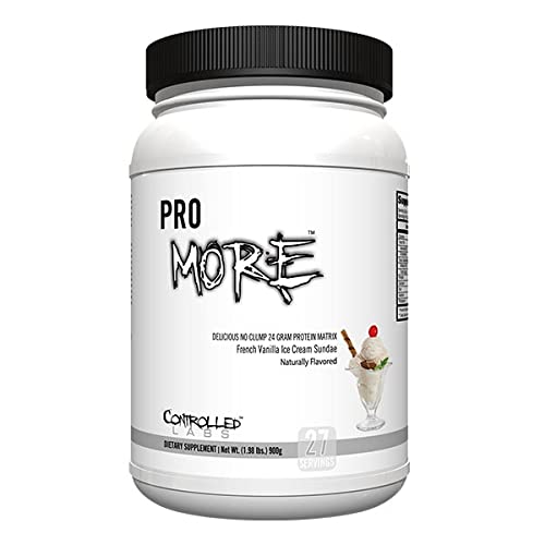 CONTROLLED LABS Orange Triad, Orange Oximega Fish Oil, PROmore Protein French Vanilla Ice Cream Sundae Bundle, 120 Softgels, 3 Count