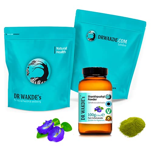 DR WAKDE's Shankhpushpi Powder (Convolvulus pluricaulis) 3.53 oz