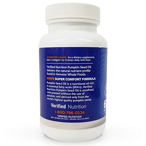 Generic 100% Pure Pumpkin Seed Oil Softgel, 1 Count