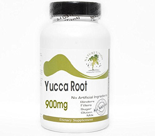 Naturetition Supplements Yucca Root 900mg Capsules, 200 Capsules