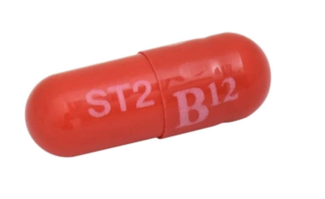 STACKER 2 Vitamin B12 Capsules, 12 Count