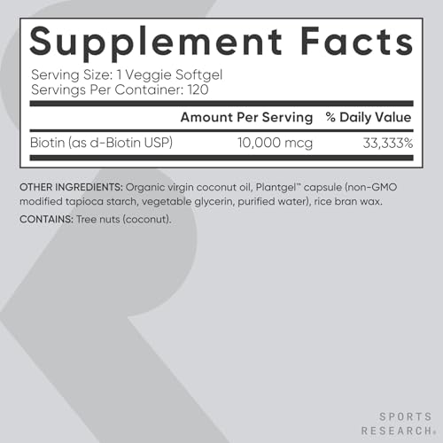 Sports Research Collagen Peptides for Women & Men Hydrolyzed Type 1 & 3 Protein Supplement Softgels 120