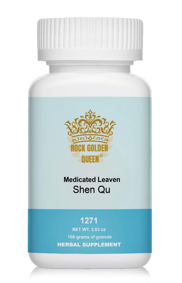 Rock Golden Queen Shen Qu, Medicated Leaven (Raw), Granule Powder, 3.53 Ounce