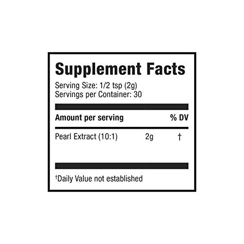 Moon Juice Pearl Powder Supplement Collagen Support for Hair, Skin & Nails Powder 2.1 oz