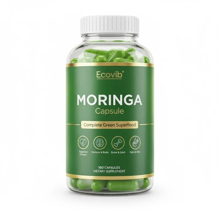 ECOVIB Moringa Capsules 180 Capsules
