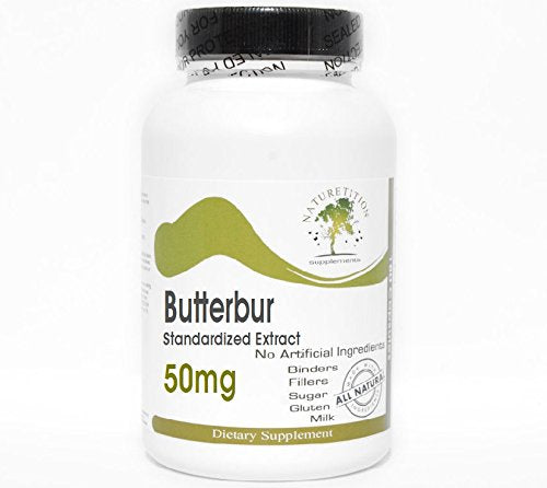 Naturetition Supplements Butterbur Standardized Extract 50mg 90 Capsules