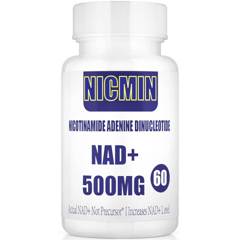 NICMIN Liposomal NAD+ Supplement 800mg with TMG 300mg Capsule 60 Count