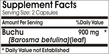 Naturetition Supplements Buchu 900mg, 90 Capsules