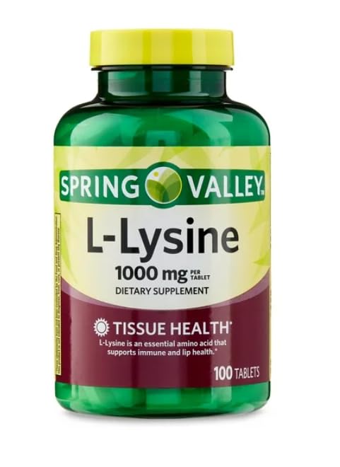Generic L-Lysine 1000mg Tablet, 100 Tablets