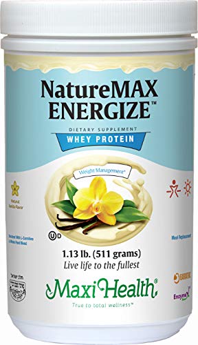 Maxi Health NatureMax Energize Whey Protein Powder 1.17 lb