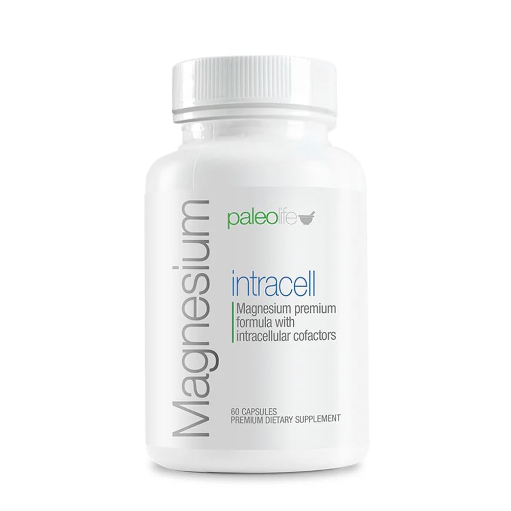 Paleolf Magnesium Intracell 500 mg Capsules, 60 Count