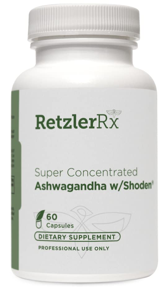 HormoneSynergy RetzlerRx Ashwagandha with Shoden Capsules, 60 Capsules