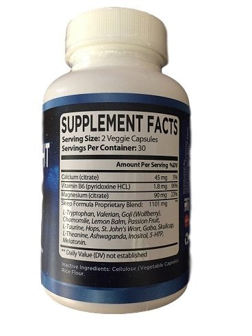 Inspire Naturals Melatonin 5mg Sleep Support, 60 Capsules