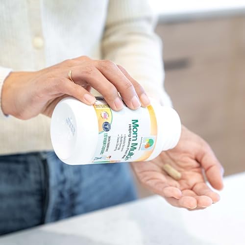 Raise Them Well Mom Multi+ Daily Multivitamin for Women with Active Folate, Adaptogens & Bacopa, Energy, Stress & Cognitive Support, 120 Capsules