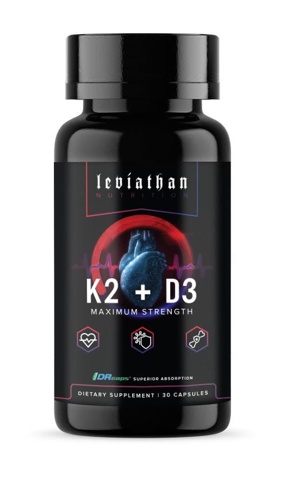 Leviathan Nutrition Vitamin K2D3 Capsule 1 Count