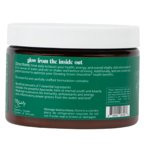 Solluna Glowing Greens Powder 3.9 oz