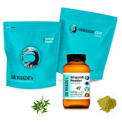 DR WAKDE's Nirgundi (Vitex negundo) Powder, 3.53 Ounce (Pack of 1)