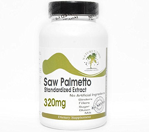 Naturetition Supplements Saw Palmetto Standardized Extract 320mg Capsules 100 Capsules