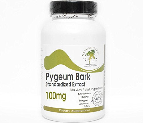 Naturetition Supplements Pygeum Bark Standardized Extract 100mg 12% Phytosterols Capsule 1 Count