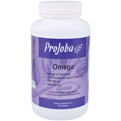 BodyBio ProJoBa Omega-3 Essential Fatty Acids EPA and DHA Capsules, 120