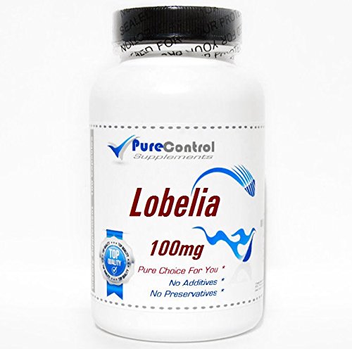 PureControl Supplements Lobelia 100mg Capsules, 100 Capsules