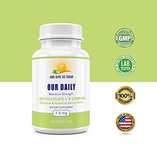 And Give Us Today Our Daily Our Daily Vites L-Methylfolate B Complex Cofactors & Essential Amino Acids Capsule 60 Count