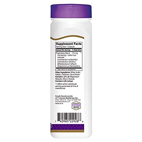 21st Century Acidophilus Probiotic Blend, 300 Capsules