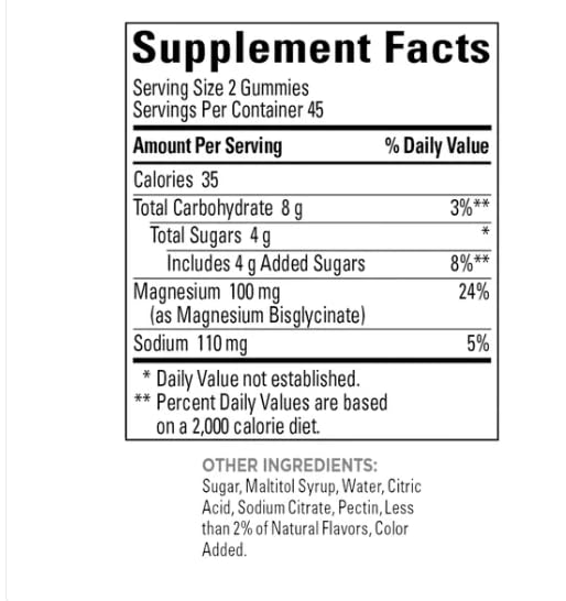 Nature Made High Absorption Magnesium Glycinate Gummies, 90 Count