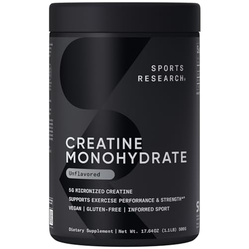 Sports Research Creatine Monohydrate Powder