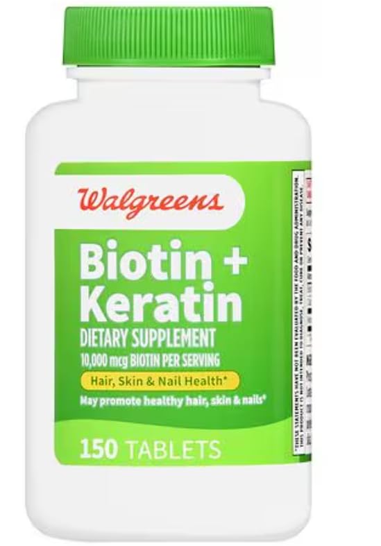 Walgreens Biotin + Keratin Tablets, 150