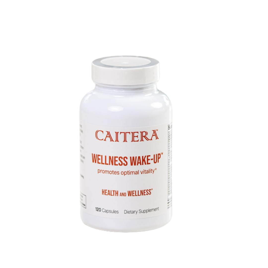Caitera Wellness Wake-Up 6-in-1 Daily Multivitamin for Men & Women 120 Capsules