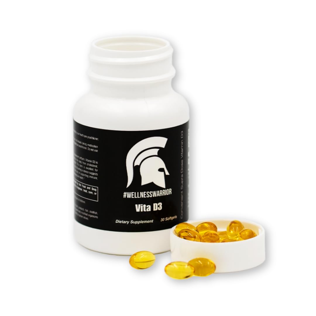 Wellness Warrior Vitamin D3 Softgels, 30-count