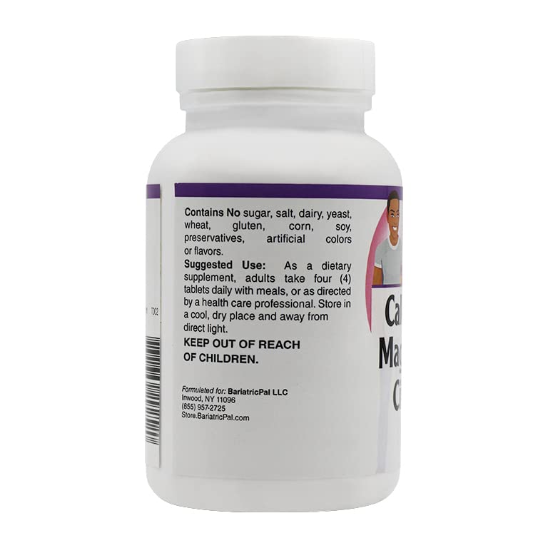BariatricPal Calcium & Magnesium Citrates Tablets 100 Count