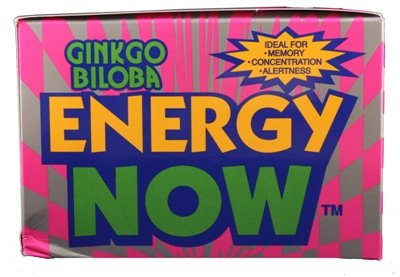 UPOLIFE Canero Energy Now Ginkgo Biloba Herbal Supplement 72 Tablets