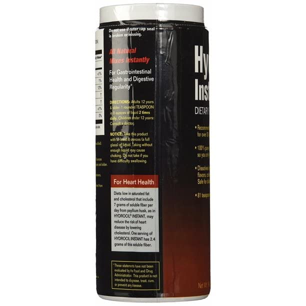 Hydrocil Instant Dietary Fiber Supplement Powder 31.8 oz