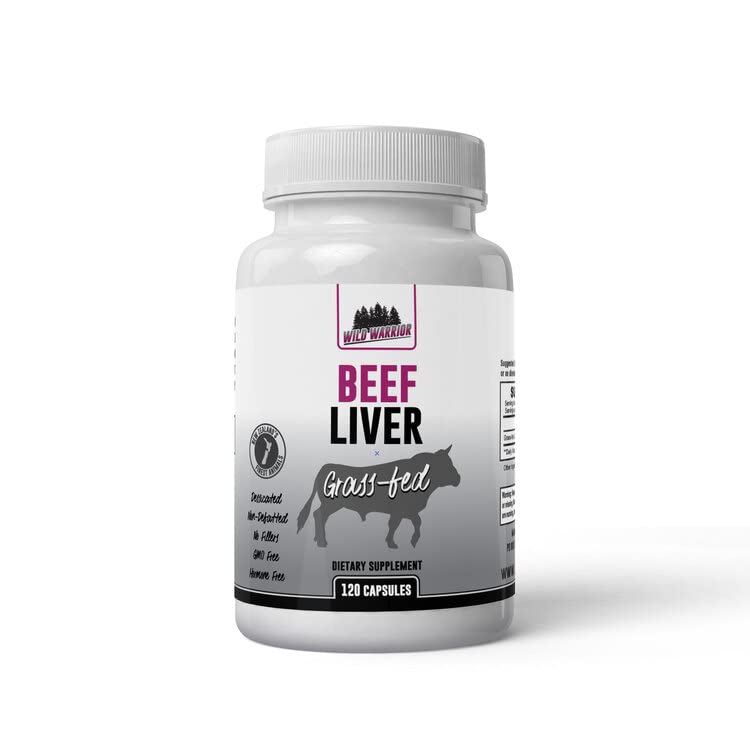 Generic Wild Warrior Nutrition Grass Fed Dessicated Beef Liver Capsules 120