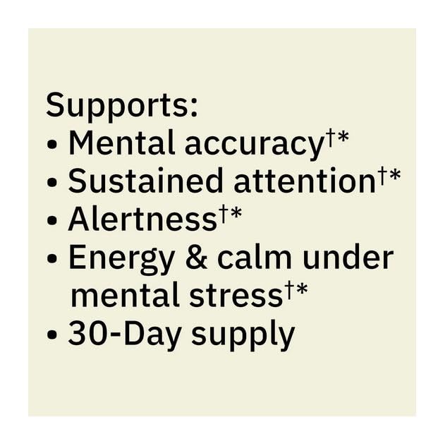 H4U 4-Function Brain Support Dietary Supplement Softgels, 60 Count